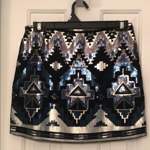 Express Sequin skirt